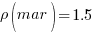 {rho(mar)}=1.5